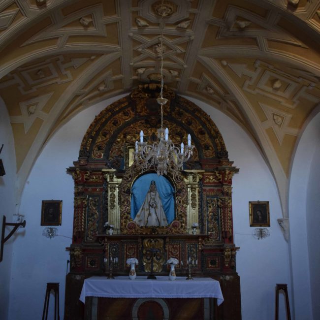 Interior de la ermita