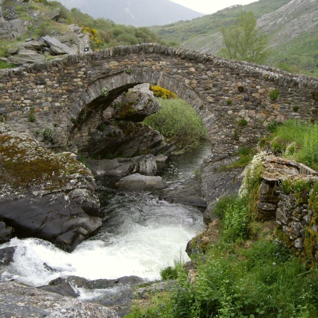 Pequeño puente de 1 arco