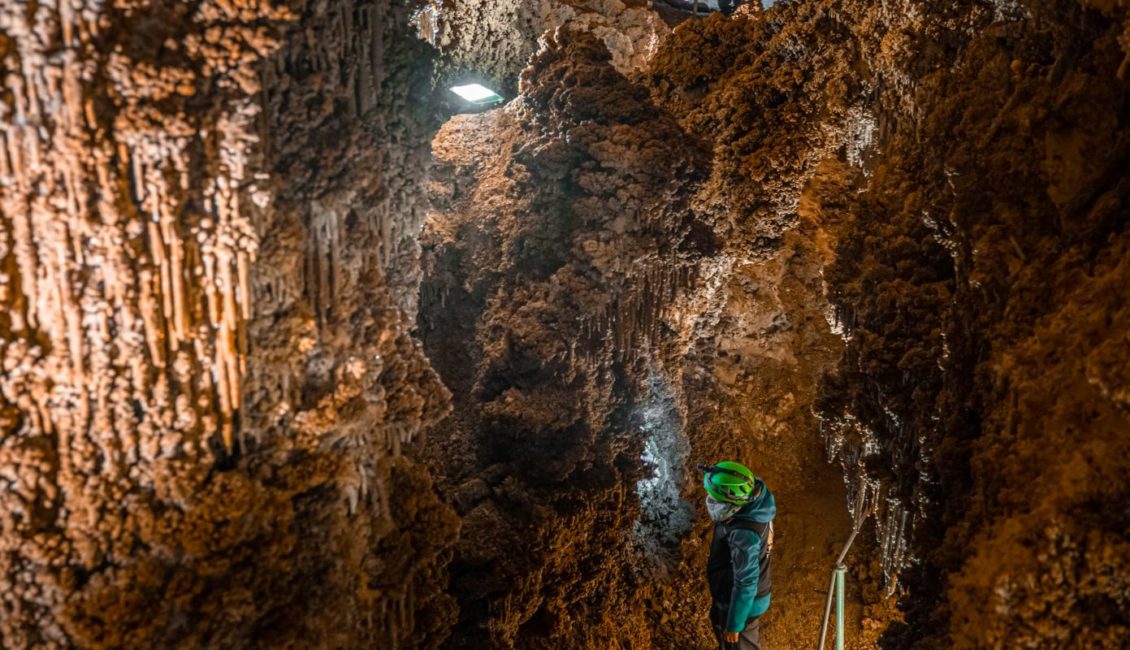 Interior de la cueva