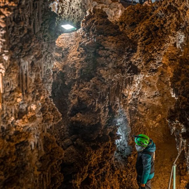 Interior de la cueva