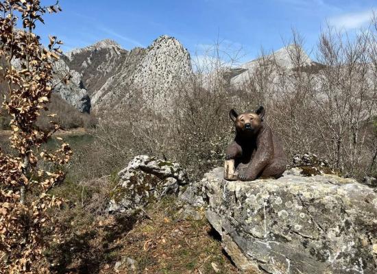 Escultura de un Oso