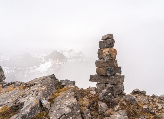 Rocas en la montaña