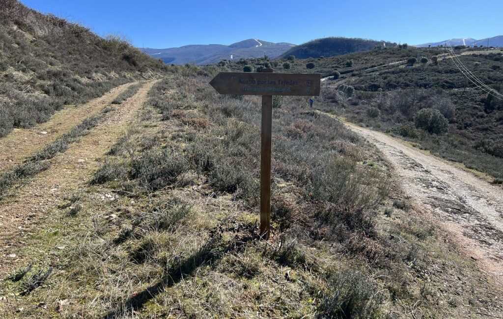 Indicaciones en el sendero