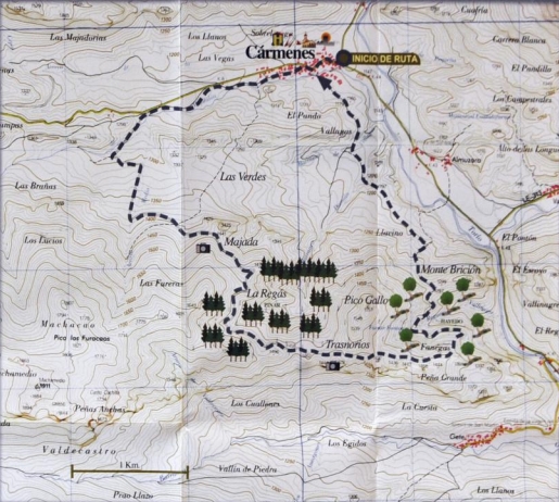 Mapa de la ruta